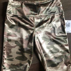 ZELOS Shiny Camo Biker Shorts (Juniors)